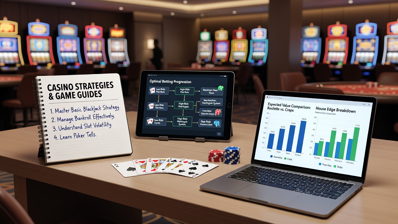 Close-up view of slot machines with digital displays showing game interfaces